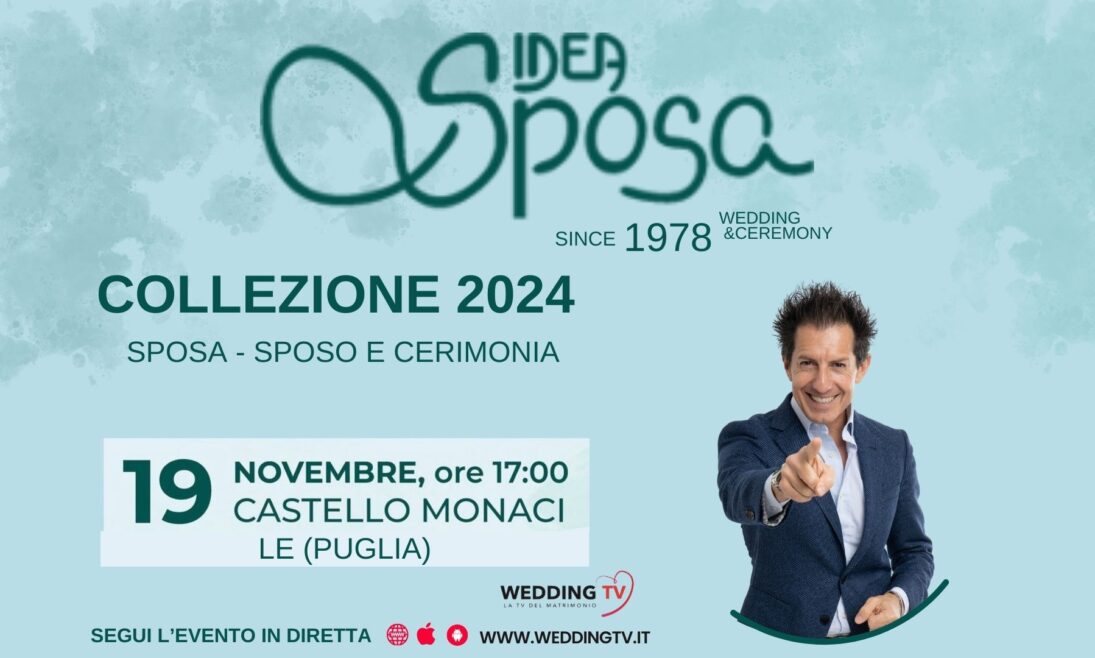 Domenica 19 Novembre il grande evento in Puglia.